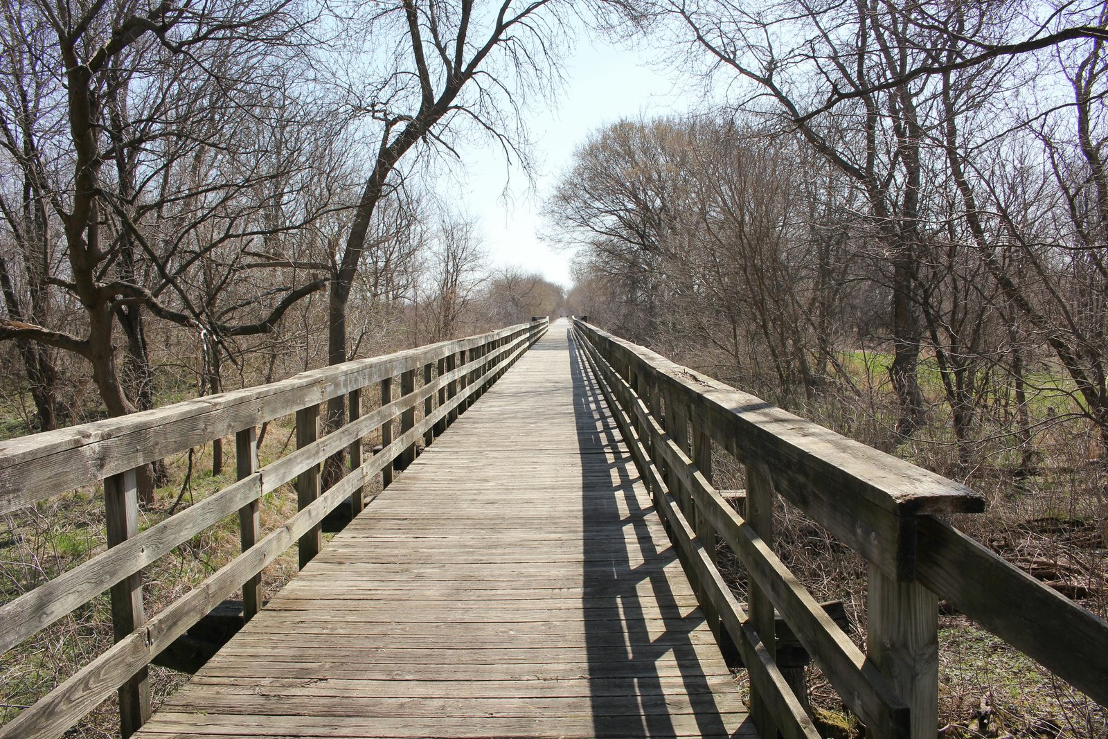 Looking east (railroad north)